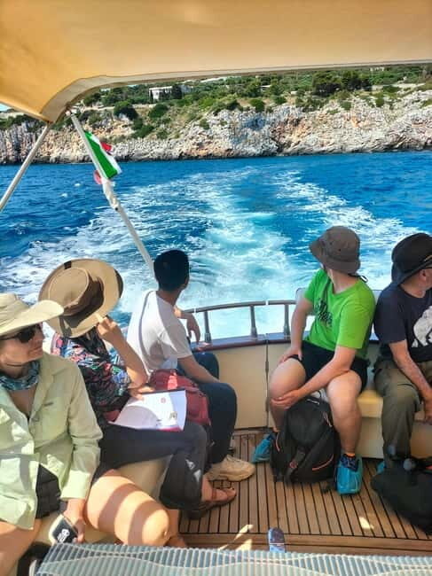 Boat trip to Santa Cesarea Terme from Castro - Key Points