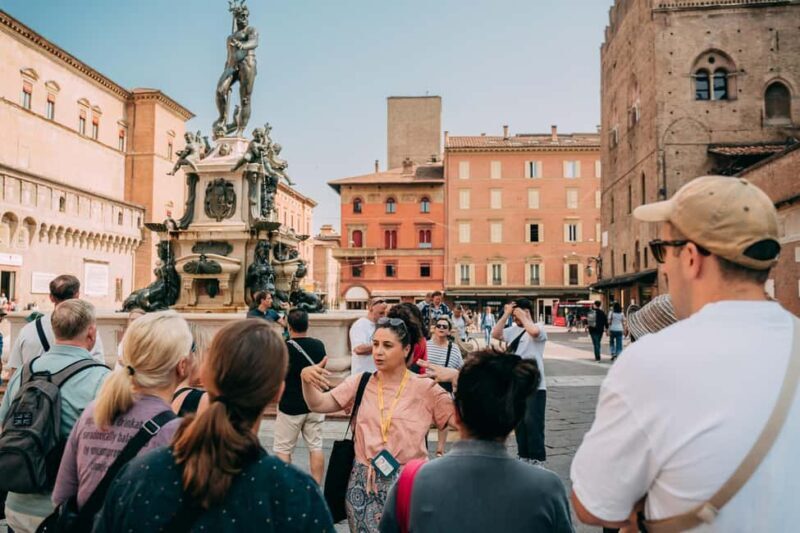 Bologna Walking tour with Tower Sky View and Archiginnasio - Authentic Experiences and What Reviewers Say