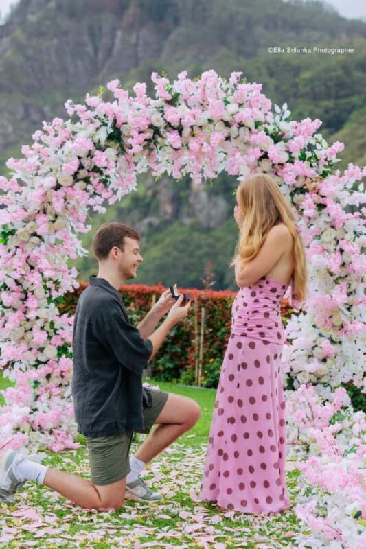 Book Your Dream Marriage Proposal Photoshoot- Ella SriLanka - Key Points