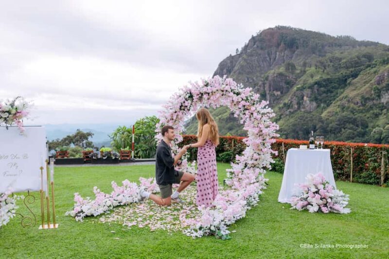 Book Your Dream Marriage Proposal Photoshoot- Ella SriLanka - What to Expect During the Photoshoot