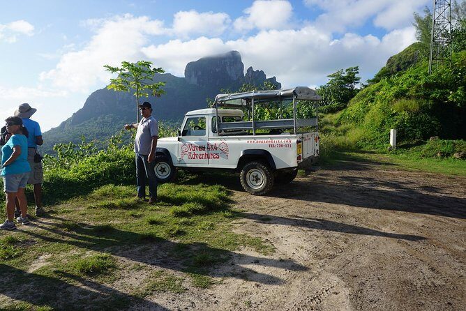 Bora Bora: Half Day Island 4WD Guided Tour - Transport, Duration, and Group Size