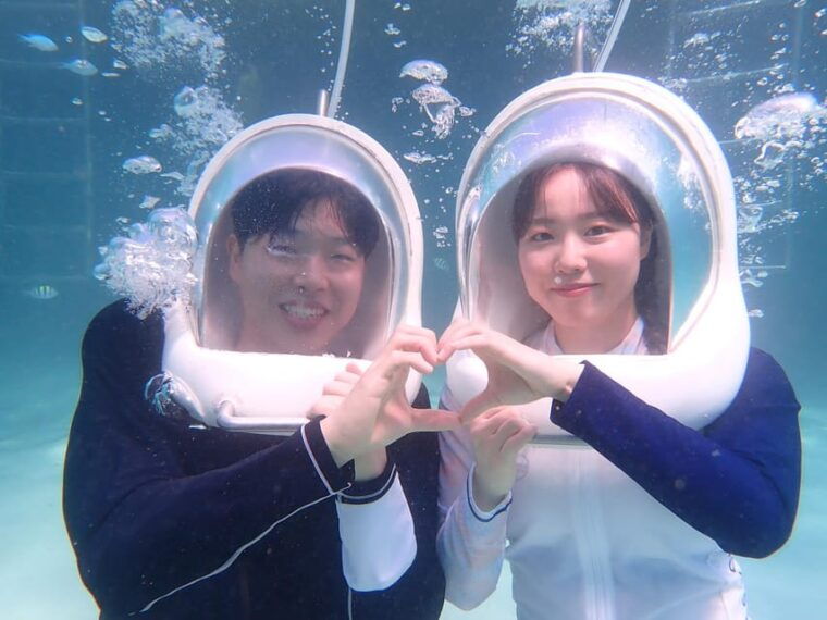 boracay-island-hopping-with-crystal-kayak-helmet-diving