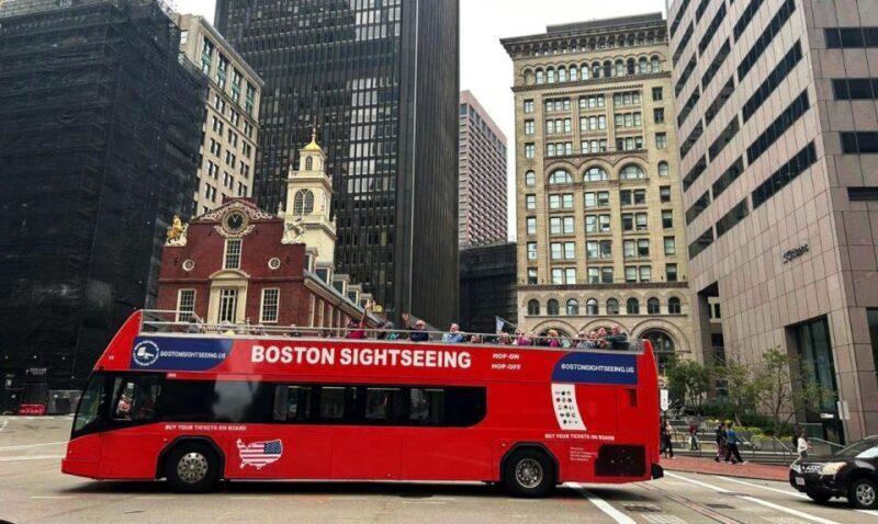 Boston: Hop-On Hop-Off Double-Decker Bus Sightseeing Tour - Key Points  