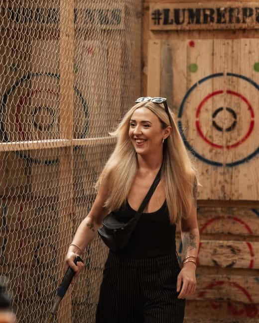 Brisbane: Lumber Punks Axe Throwing Experience - The Instruction and Practice