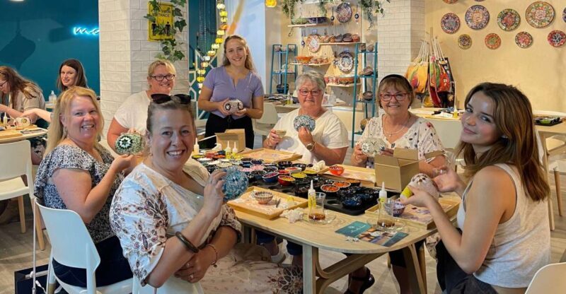 Brisbane: Mosaic Art Classes - Turkish Lamp Workshop - Turkish Tea and Treats