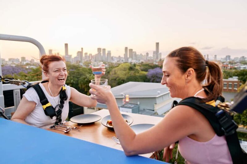 Brisbane: Vertigo Dinner  Dining on the Edge - What to Expect at Vertigo Brisbane: Dining at New Heights