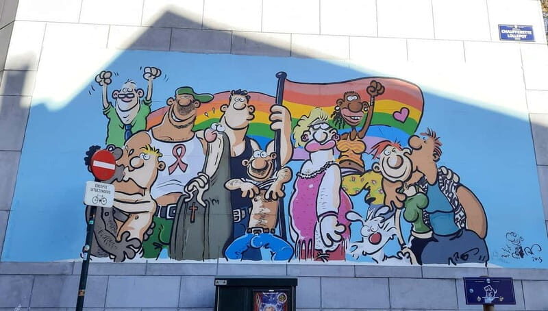 Brussels Walking tour Comic strip - Exploring Brussels Through Its Murals and Comic Heritage