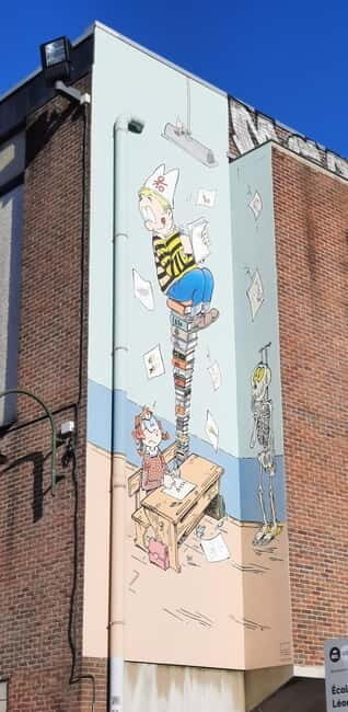 Brussels Walking tour Comic strip - The Itinerary Breakdown