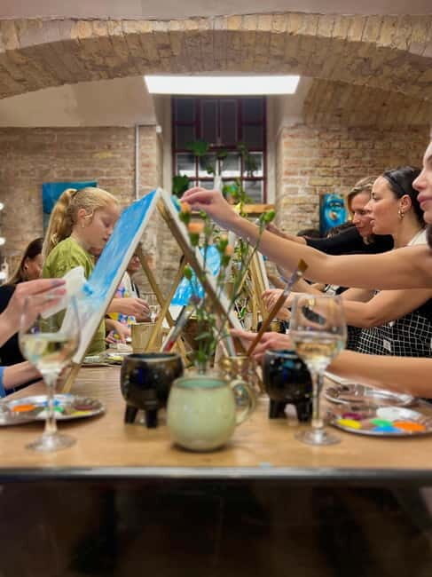 Budapest: Painting Workshop with Snacks and Wine - A Friendly Introduction to the Paint-and-Wine Experience in Budapest