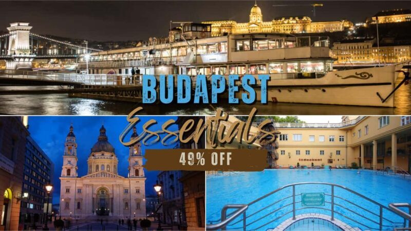 Budapest Super Saver: Spa, Basilica Tour, and Danube Cruise - Discovering St. Stephen’s Basilica: Culture with a View  