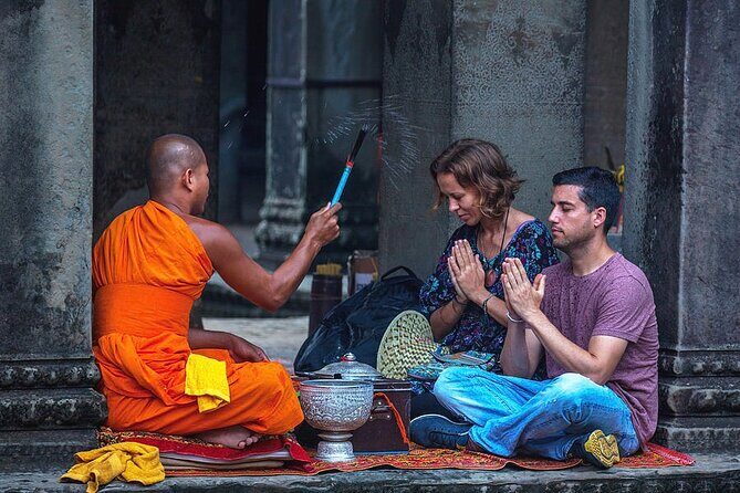Buddhist Monastery with Monks Water Blessing - The Sum Up