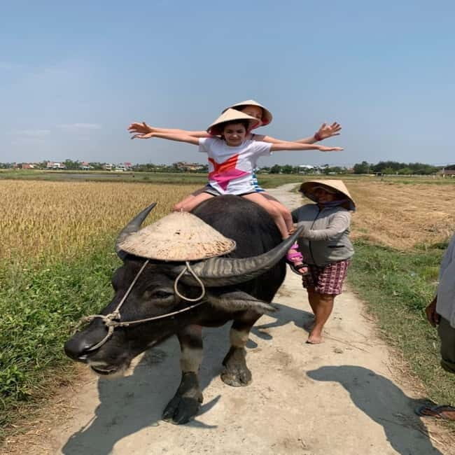 BUFFALO RIDING -BASKET BOAT & BIKE TOUR-HOI AN - Authenticity, Fun, and Cultural Insights