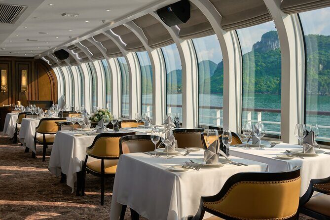 Buffet on Paradise Delight Dining Cruise Halong Bay Tour - The Views and Environment