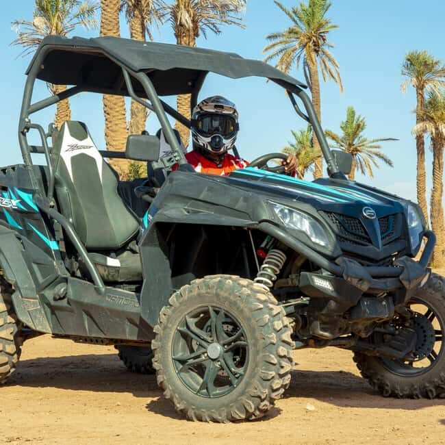 Buggy ride in palm grove marrakech - Key Points