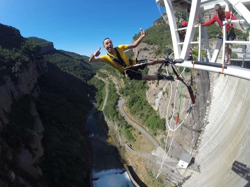 Bungee Jump from 122m + Transport from Barcelona - Key Points