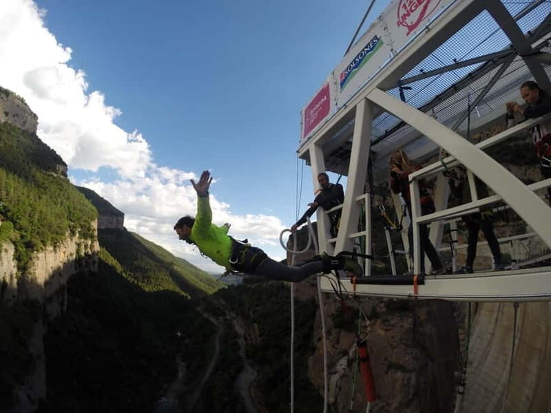 Bungee Jump from 122m + Transport from Barcelona - The Sum Up