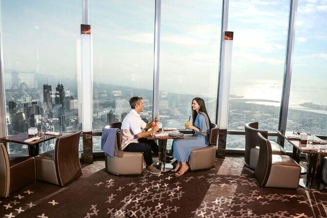Burj Khalifa And Dubai Mall Aquarium Tickets With Transfer - Stop 1: Burj Khalifa Observation Deck