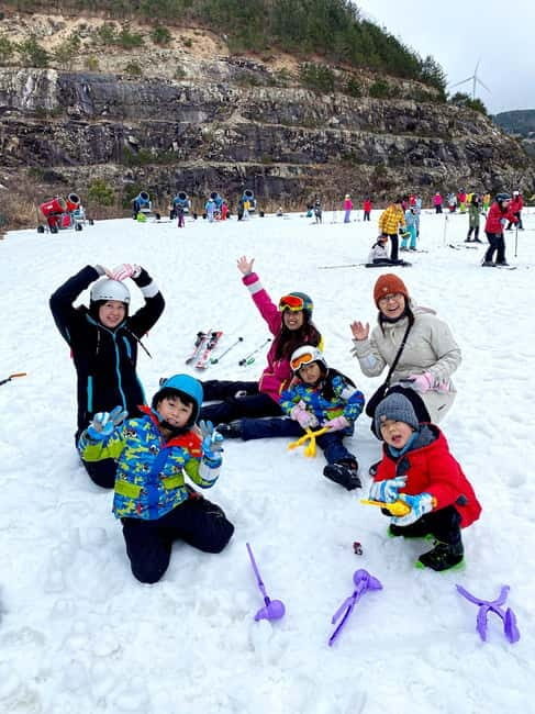 Busan: Eden Valley Resort Winter Ski Snowboard Sled Day Tour - Pricing and Value