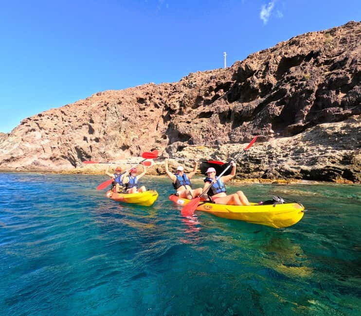 Cabo de Gata: Excursión en Kayak con Snorkel. Fotos Grátis - FAQ  