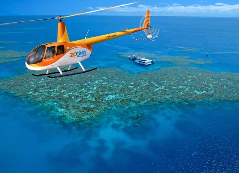 Cairns: Great Barrier Reef Pontoon, Travel by Helicopter - An All-Inclusive Day on the Reef with a Scenic Twist