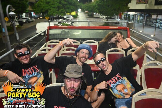 Cairns Party Bus Pub Crawl Night Out Experience - Transportation: The Double-Decker Party Bus