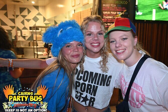 Cairns Party Bus Pub Crawl Night Out Experience - FAQ