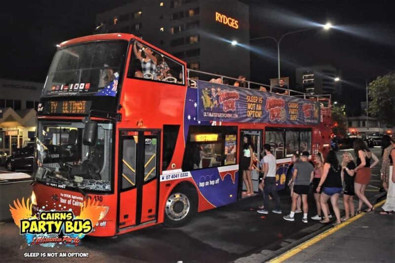 Cairns: Ultimate Party Bus with drinks included - The Not-So-Great Aspects