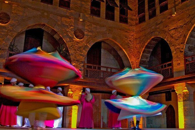 Cairo by night including Tanoura Show at Wikalet Al Ghouri Khan El Khalili Tahrir Square - Key Points
