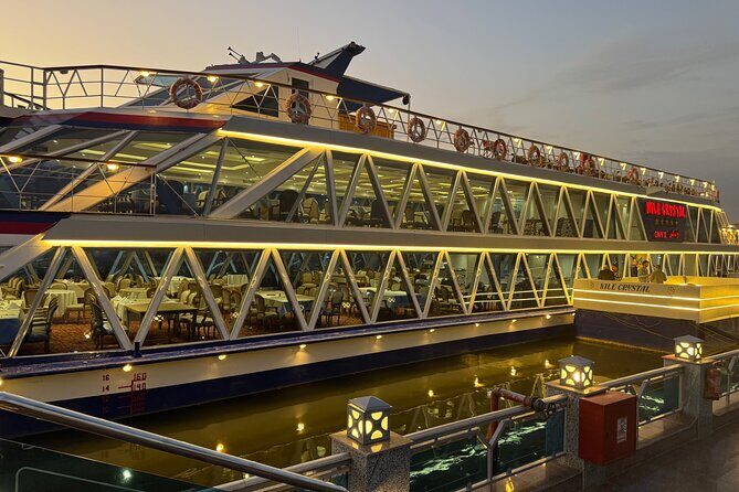 Cairo Dinner Cruise on the Nile with Pickup - Key Points
