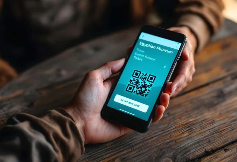 Cairo: Egyptian Museum of Antiquities online QR Ticket - How the Ticket Works