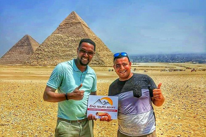 CAIRO LAYOVER EXCURSION TO GIZA PYRAMIDS SPHINX COPTIC CAIRO and BAZAAR - Key Points
