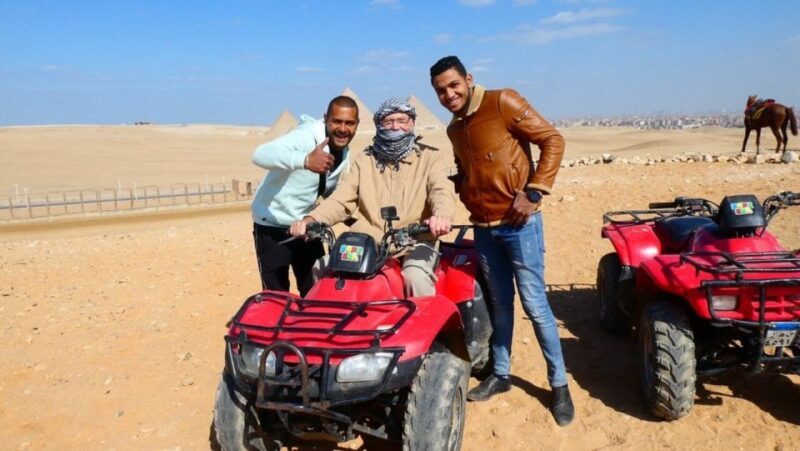 Cairo: Private Quad Bike Desert Tour with Pyramids & Sunset - Authenticity and Cultural Experience