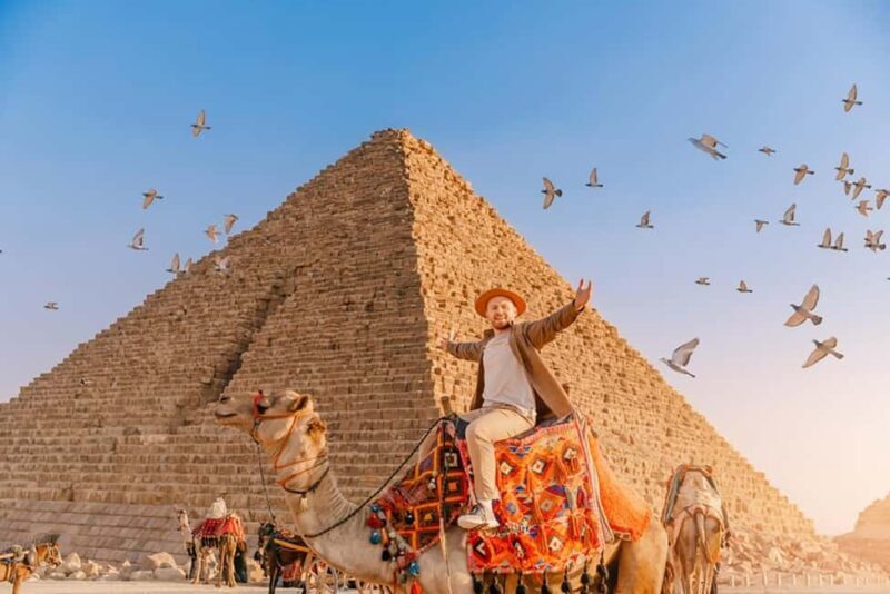Cairo: Pyramids Arabian Horse or Camel Ride with Bedouin Tea - An Authentic Sunset Adventure at Giza