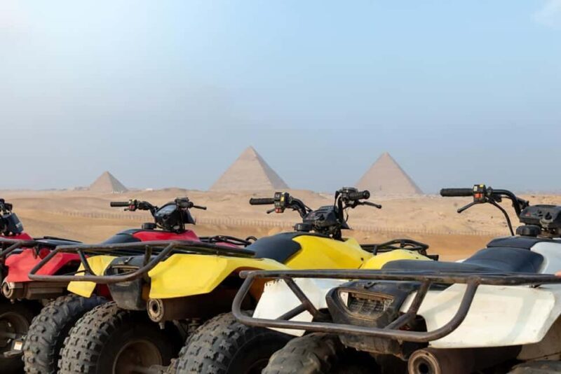 Cairo: Quad Bike Adventure at Giza Pyramids W/ Camel Ride - The Sum Up