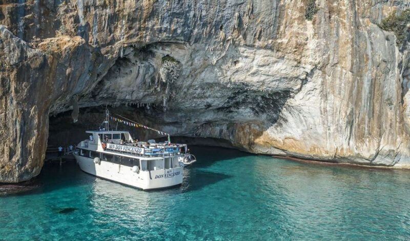 CALA GONONE: taxi boat to Grotta del Bue Marino - Walking Inside the Cave: A Closer Look