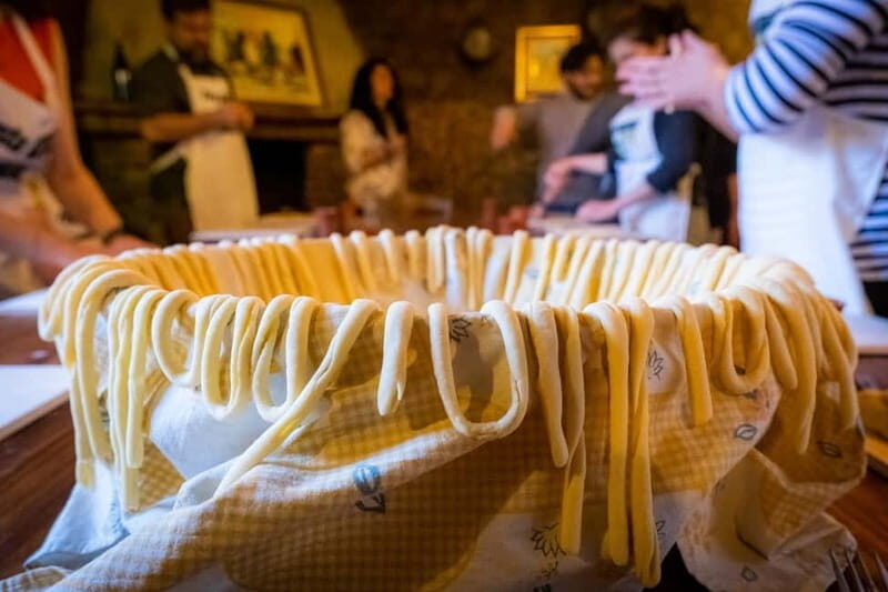 Calabria: Maccarruna Pasta Making Class with Nonna - The Full Meal and Local Flavors