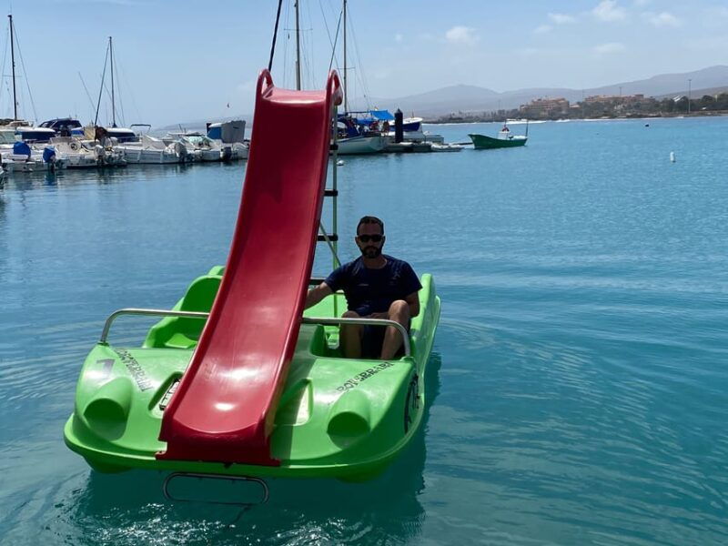 caleta-de-fuste-pedalo-with-slide-rental