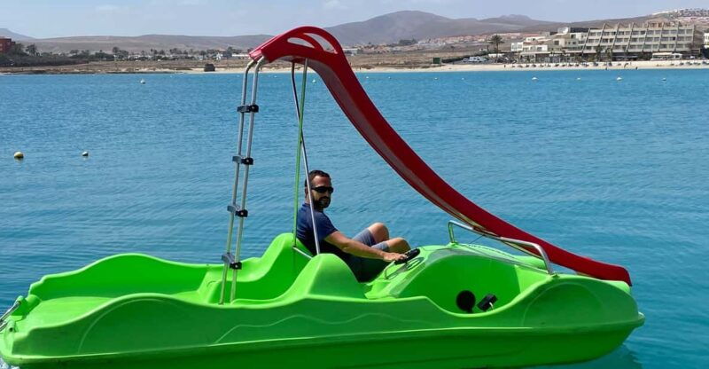 caleta-de-fuste-pedalo-with-slide-rental