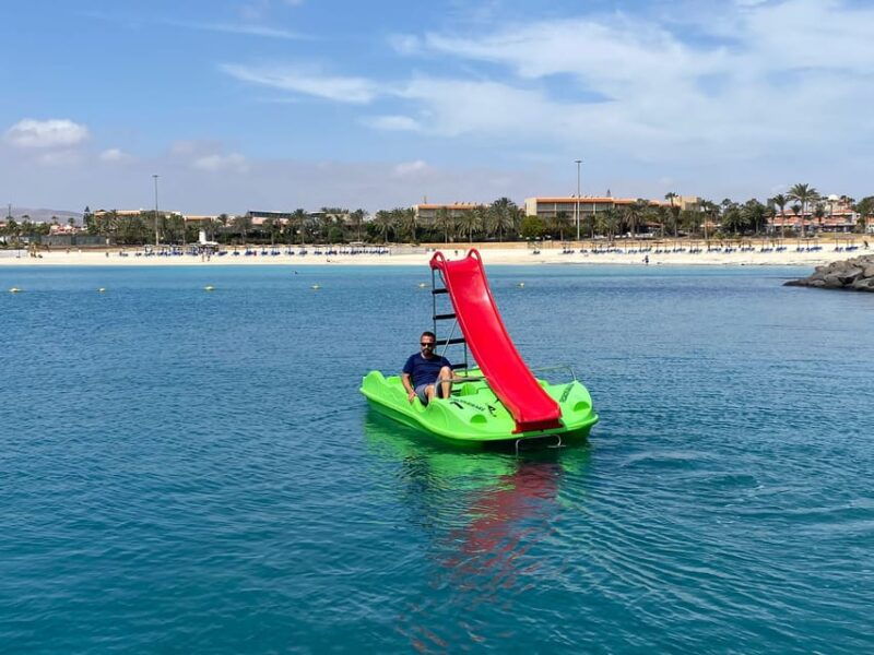 caleta-de-fuste-pedalo-with-slide-rental