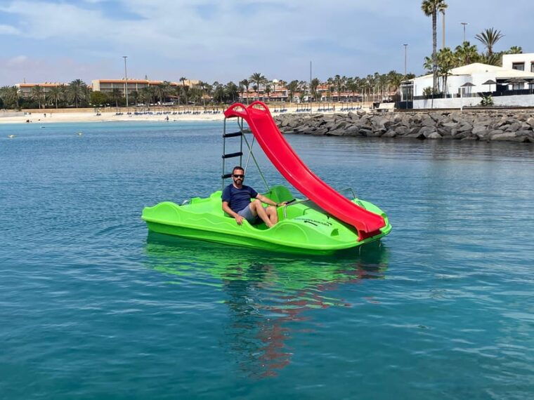caleta-de-fuste-pedalo-with-slide-rental