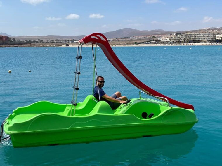 caleta-de-fuste-pedalo-with-slide-rental