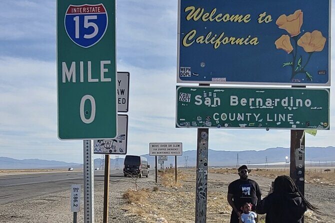 California desert, Red Rock Sign and Seven Magic Mts - Final Words