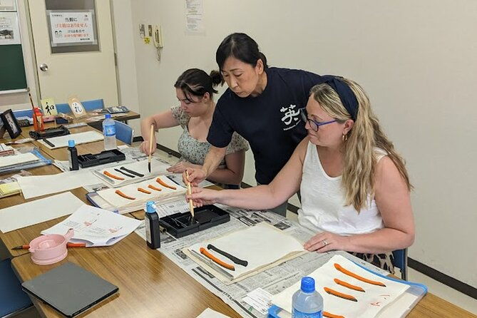 calligraphy-experience-at-tokyo-ginza-and-tsukiji-area