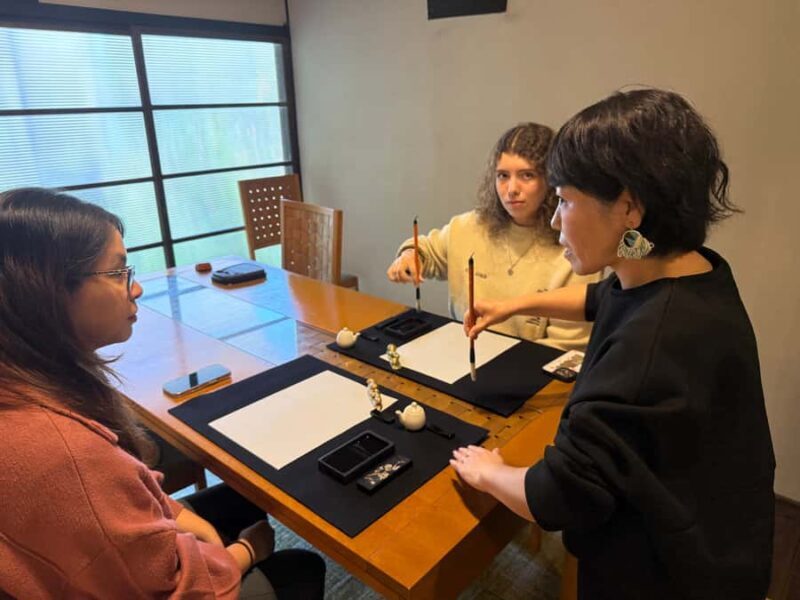 Calligraphy Lesson, Massage, and Kobe Beef Lunch in Kobe - Key Points