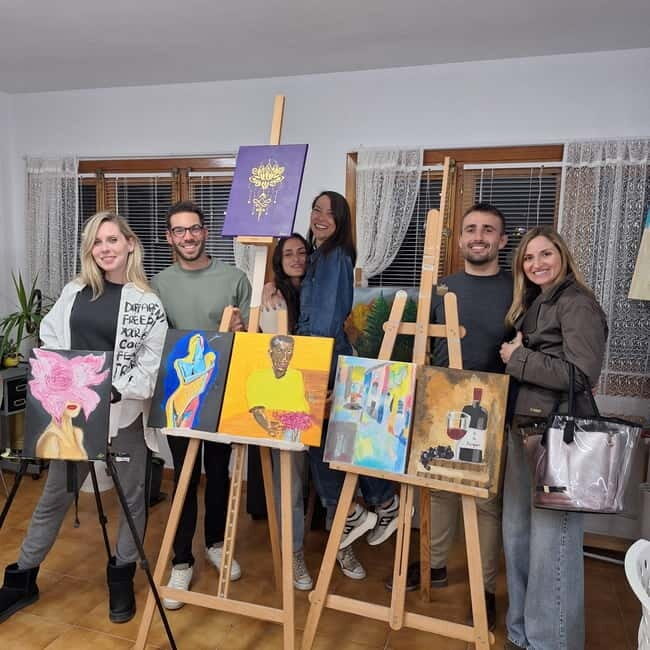 Calp, Valencia: Art and Wine Painting Workshop - The Sum Up  