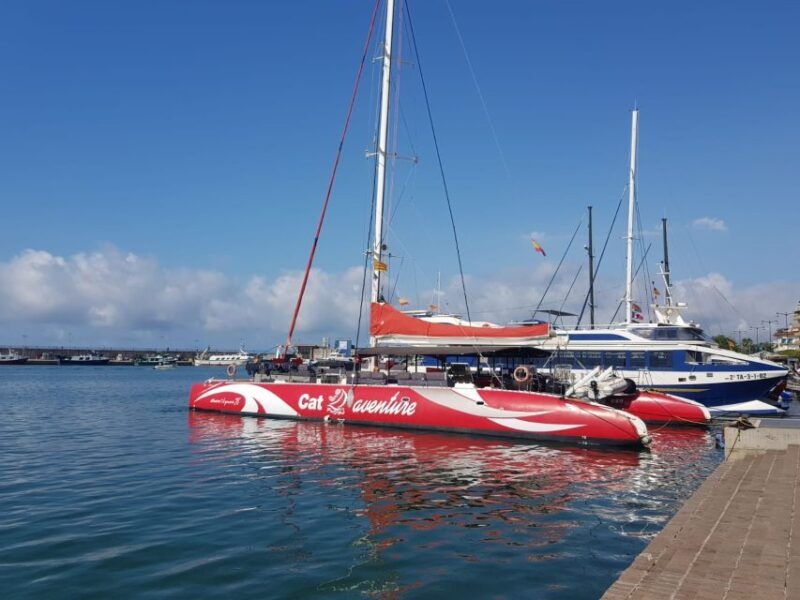 cambrils-salou-coastline-catamaran-2h-with-drinks-pickup