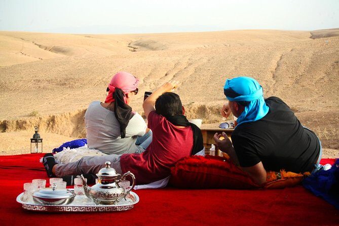Camel ride and magical dinner in Agafay desert - Dinner Under the Stars