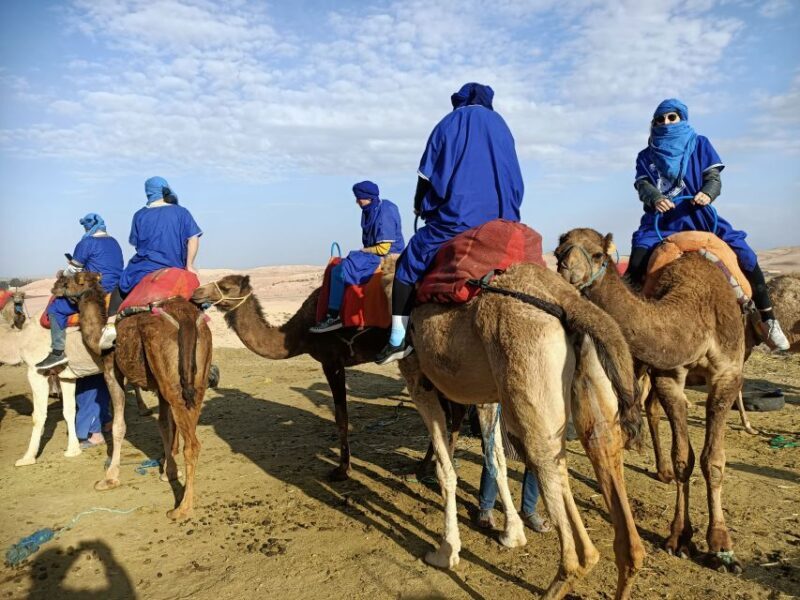 Camel Ride In Agafay Desert - Sunset and Peak Views
