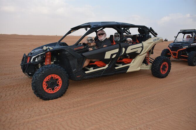 Can-am Maverick X3 Rs Turbo 2 seaters camel ride and sandboarding - Itinerary Breakdown