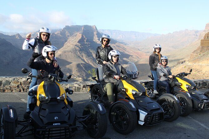 Can-am Ryker three wheels tricycle Mountain Tour (Maspalomas) - Exploring Gran Canaria on Three Wheels: The Ride of a Lifetime